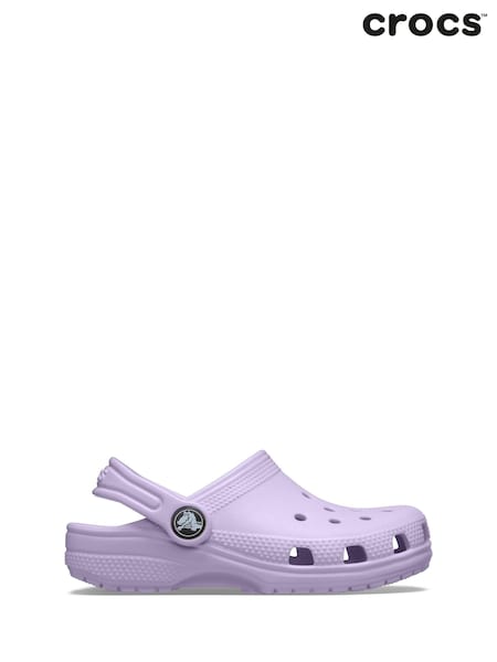 סגול - Crocs Kids Unisex Classic Clogs (A49765) | ‏201‏₪