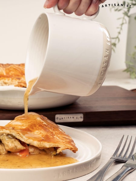 Artisan Street White Large Sauce Jug (A52867) | €26