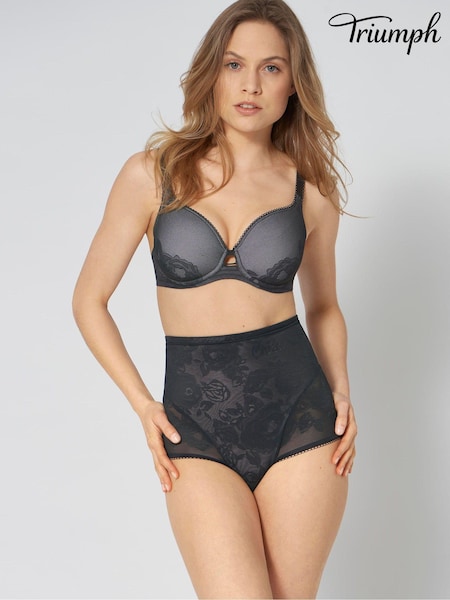 Schwarz - Triumph® Wild Rose Sensation Wattierter Bügel-BH (A54041) | 33 €