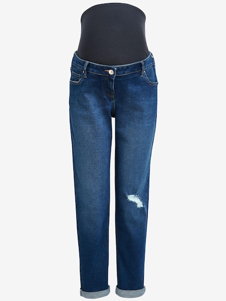 Denim, dunkelblau - Maternity Over the Bump Boyfriend Jeans (A56003) | 19 €