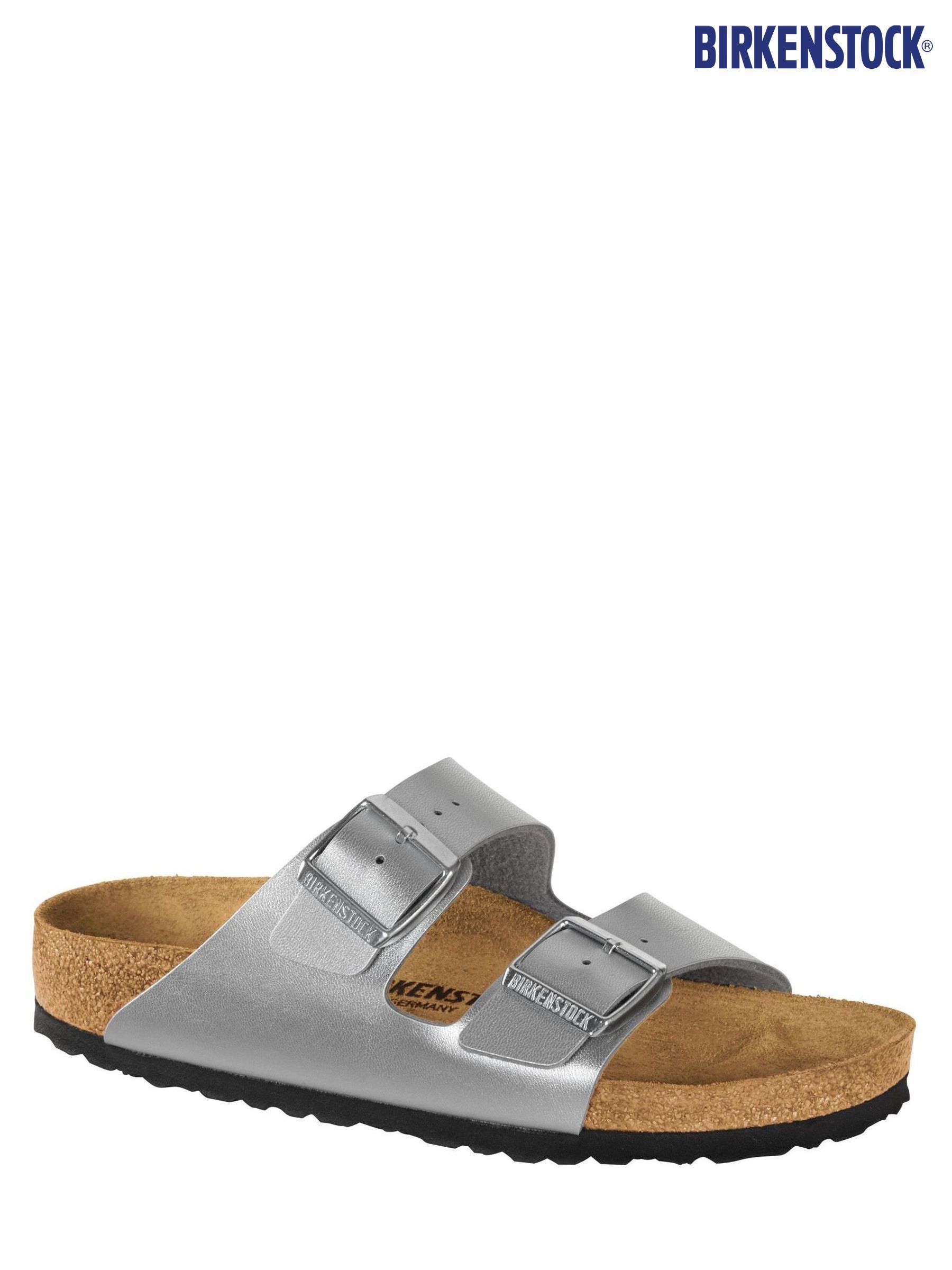 Womens silver birkenstock sandals clearance