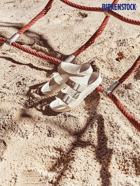 Birkenstock White Kids EVA Arizona Sandals (A58539) | €35