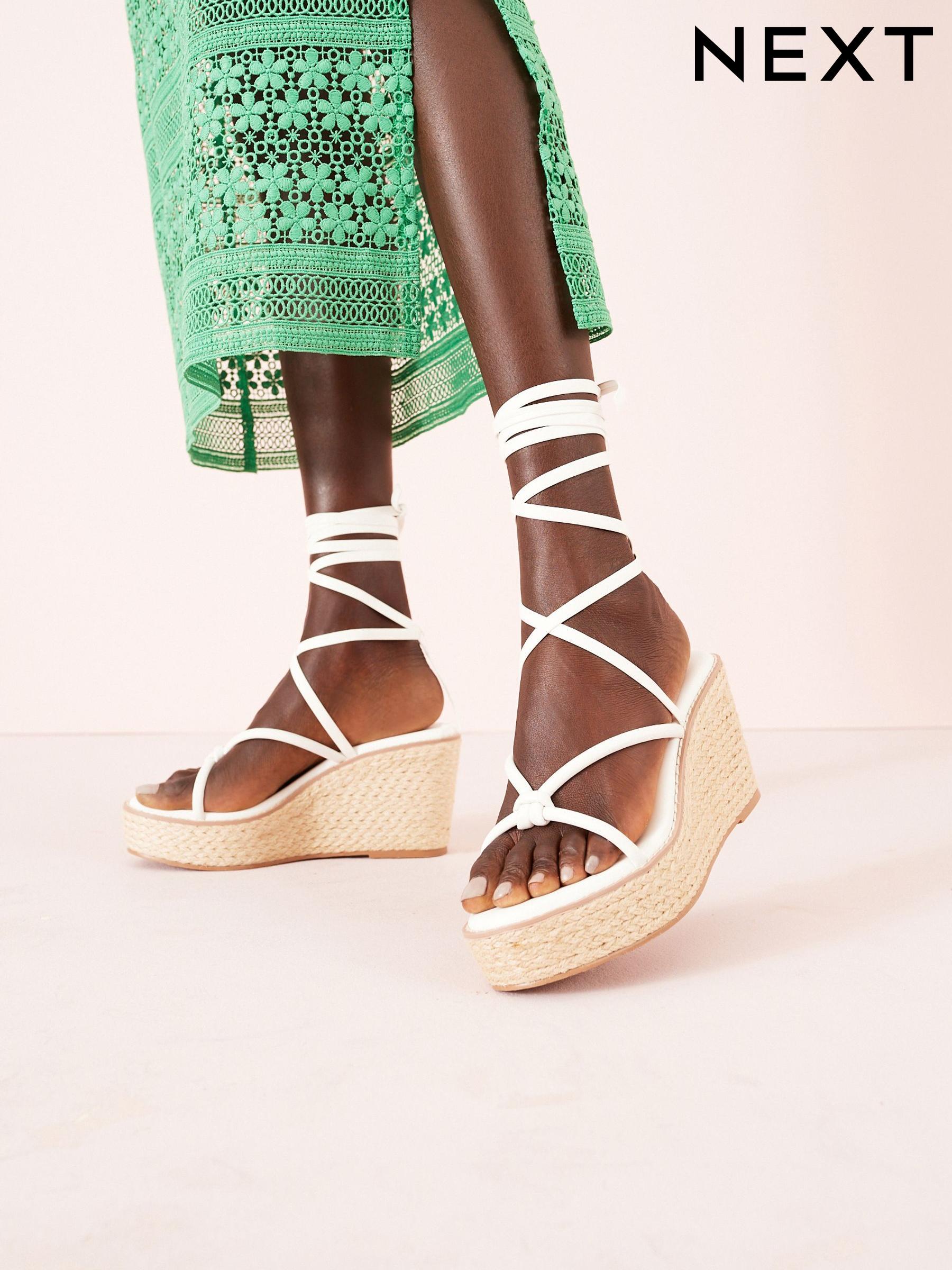 Next white wedges hot sale
