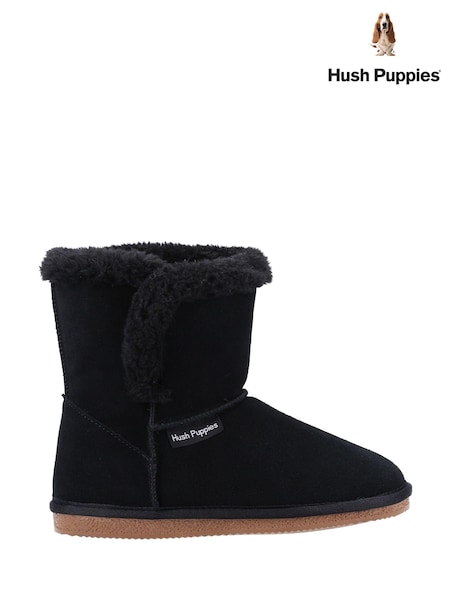 Schwarz - Hush Puppies Ashleigh Slipper Booties (A60591) | 47 €