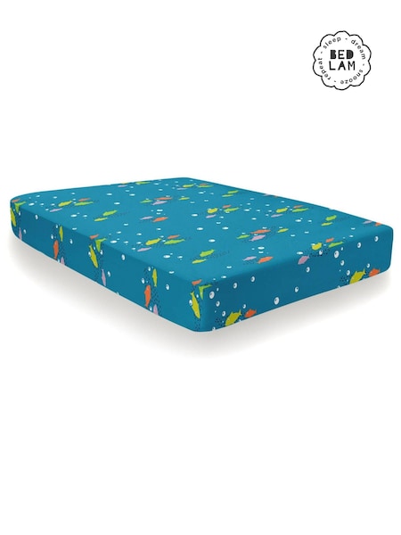 Bedlam Blue Kids Sea Life Fitted Sheet (A62342) | €22