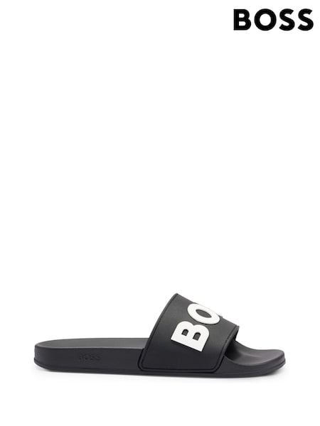 BOSS Black Crome Kirk Rubber Sliders (A63230) | €26