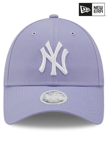 Lila - New Era® Womens New York Yankees Essential 9forty 100% Cotton Cap (A63826) | kr400