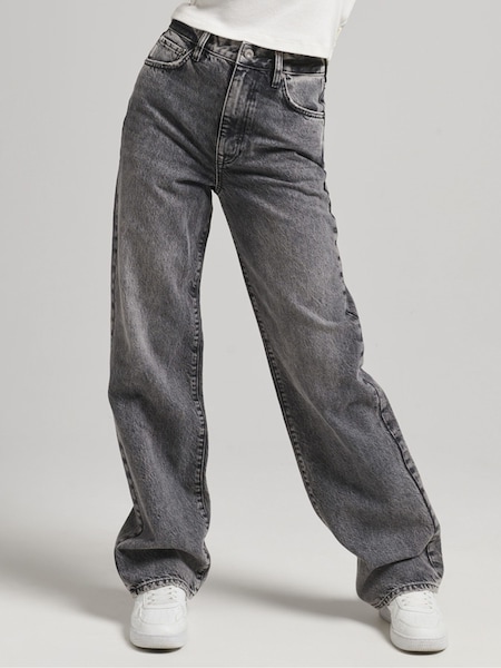Серый - Superdry Wide Leg Jeans (A63988) | €24