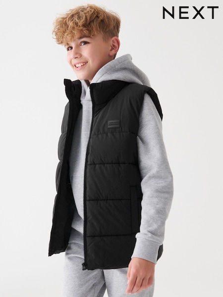 Black Padded Puffer Gilet (3-16yrs) (A64082) | € 5 - € 8