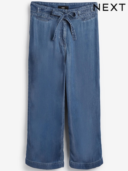 Temno modra - Lyocell Culottes (A65416) | € 10