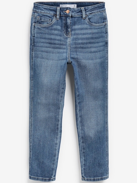Mittelblau - Cropped Slim Jeans (A65499) | 3 €