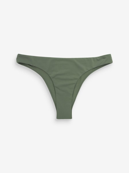 Vert kaki - Tummy Control Bikini Bottoms (A66401) | € 6