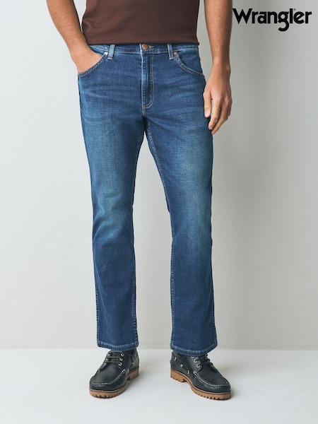 Wrangler Denim Straight Fit Greensborough Jeans (A66437) | LEI 633
