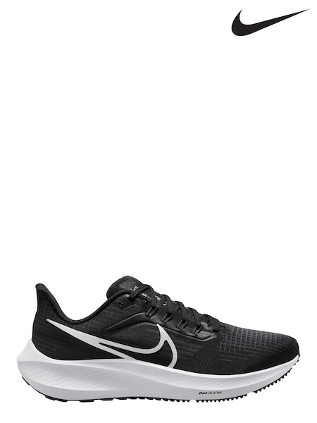 Nike Black/White Air Zoom Pegasus 39 Running Trainers (A68692) | €70