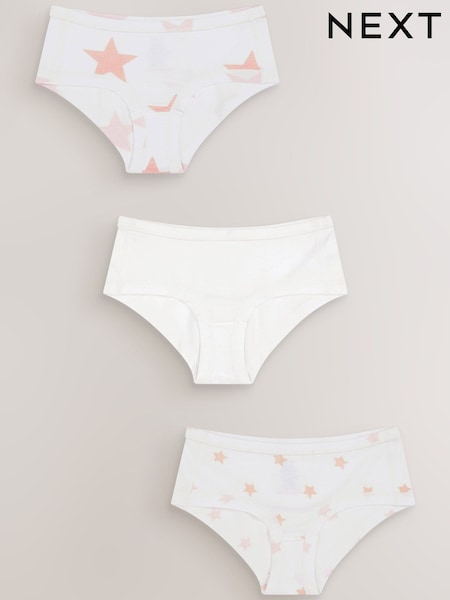 Blanco/rosa - 3 Pack Kind To Skin Briefs (1.5-12yrs) (A70745) | 15 € - 18 €