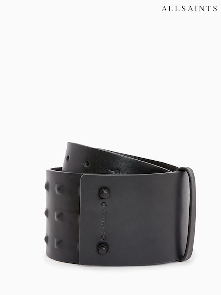 AllSaints Black Stud Lara Waist Belt (A72500) | € 139