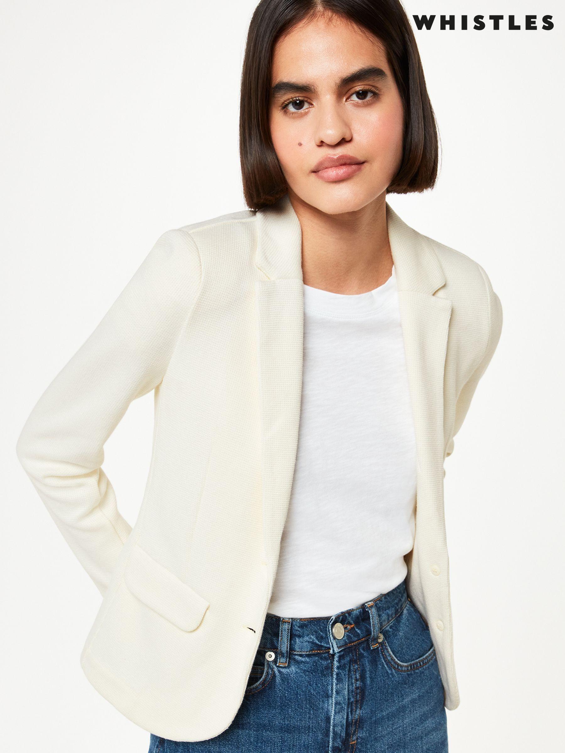 Women s White Blazer Plain Short Tailoring Next South Africa