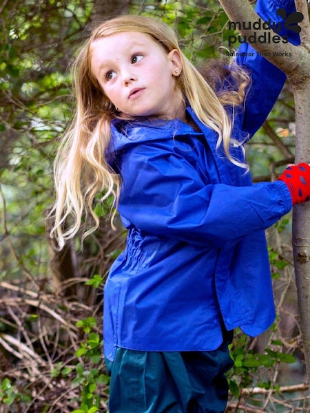 Muddy Puddles Blue Originals Waterproof Jacket (A73310) | kr570 - kr590