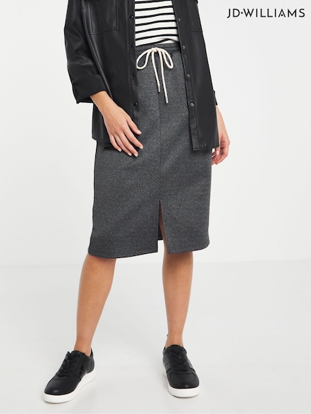 JD Williams Black Formal Tie Waist Skirt (A73386) | 13 €