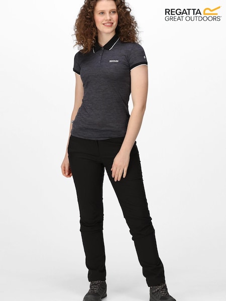 Regatta Remex II Black Polo Shirt (A73730) | €12.50