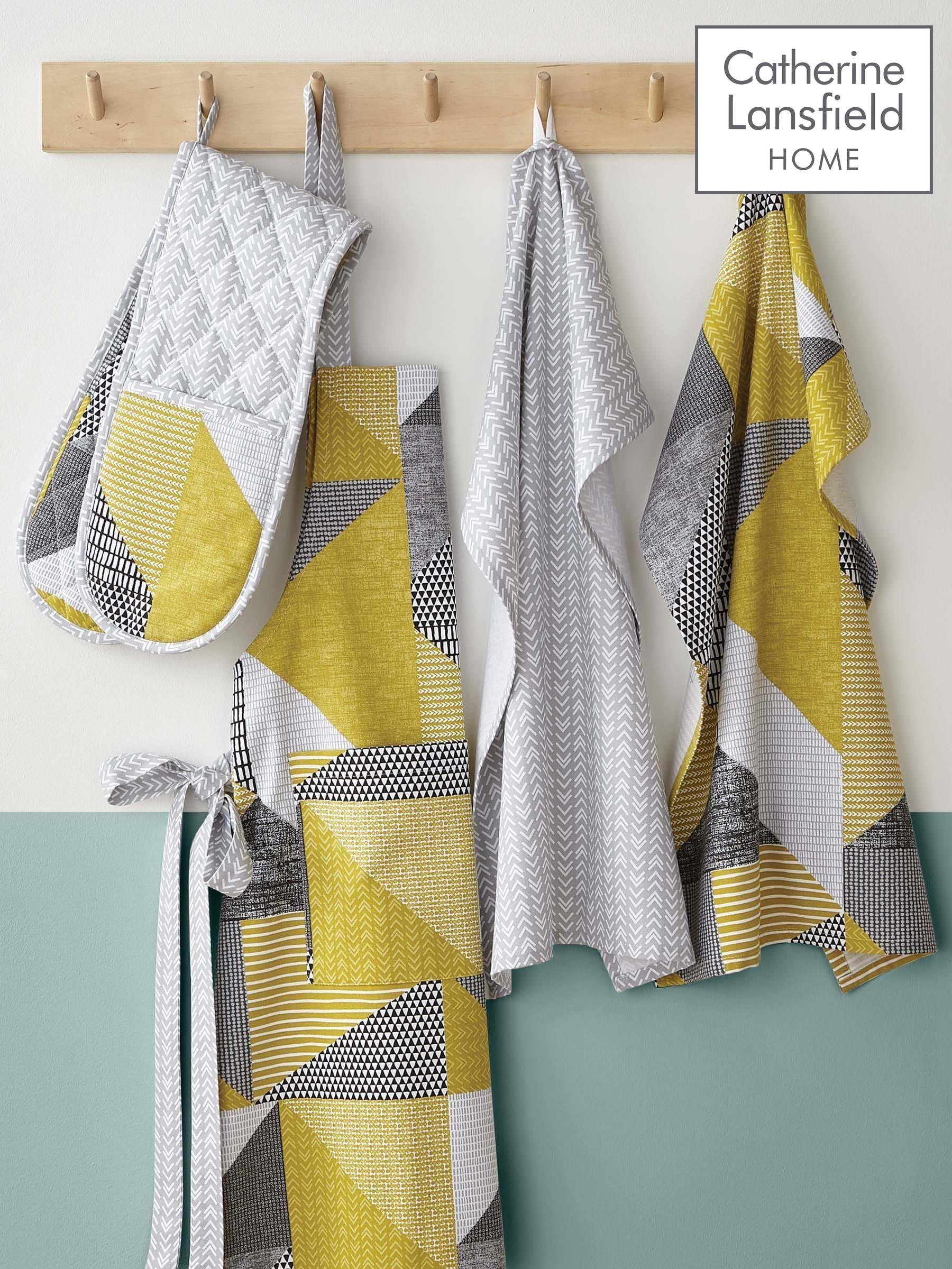 Tea Towels Yellow Kitchen Next Germany
