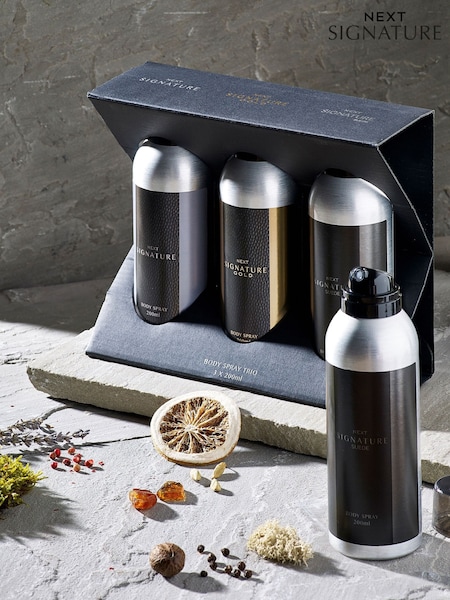Set of 3 200ml Signature Fragranced Body Sprays Gift Set (A76446) | €23.50
