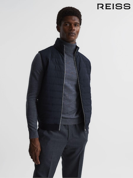 Bleumarin - Vestă matlasată Reiss William (A76504) | 1,139 LEI