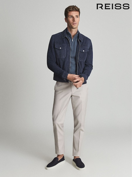 Reiss Blackhall Merino Wool Zip Neck Jumper (A76513) | 140 €