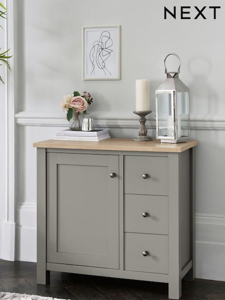 Dove Grey Malvern Oak Effect Small Sideboard (A77029) | €400