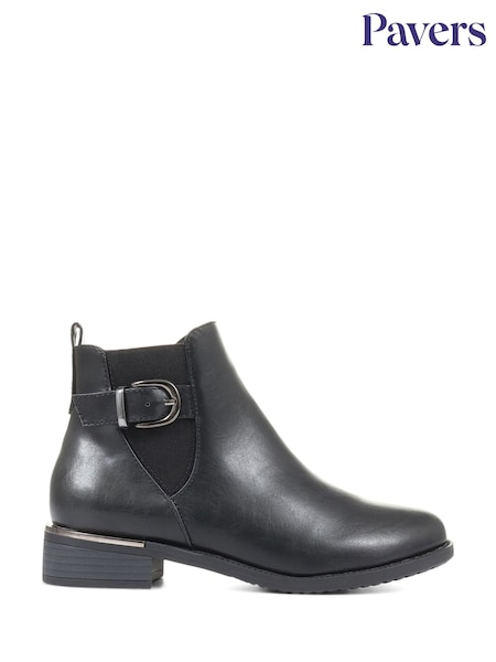 Черный - Pavers Ladies Chelsea Boots (A77239) | €60