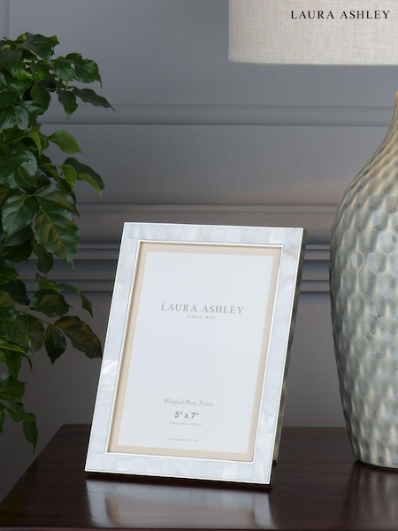 Laura Ashley Chrome Whitford Nickel Plated Picture Frame (A77879) | €32