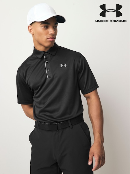 黑色 - Under Armour Golf Tech Polo Shirt (A79312) | NT$1,770