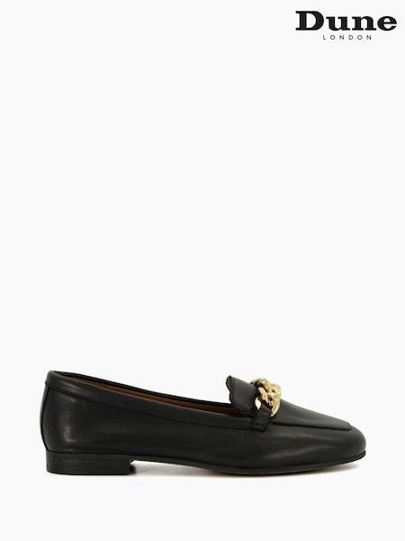 Dune London Black Goldsmith Loafers (A81034) | €65