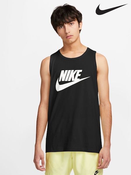 Nike Black 100% Cotton Sportswear Vest (A81678) | €33
