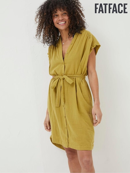 FatFace Green Finley Shirt Dress (A81755) | €31