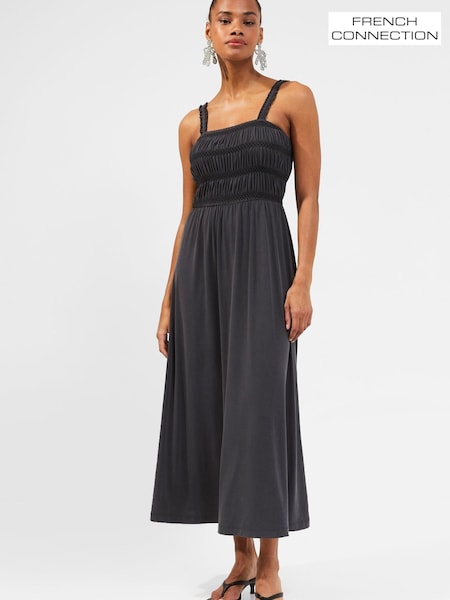 French Connection Rinia Washed Black Modal Jersey Dress (A82935) | €42