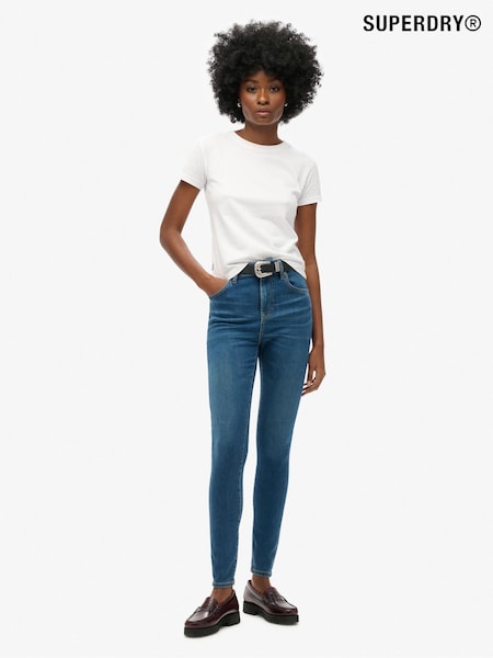 Superdry Light Blue Vintage High Rise Skinny Denim Jeans (A82962) | €99