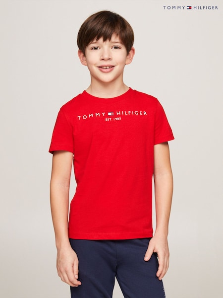 Tommy Hilfiger Red Essential T-Shirt (A82987) | $34 - $43