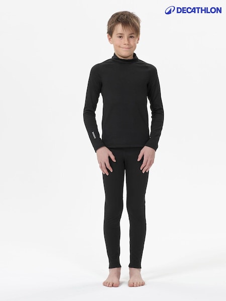 Decathlon Kids Ski Black Base Layer Leggings (A83223) | €11