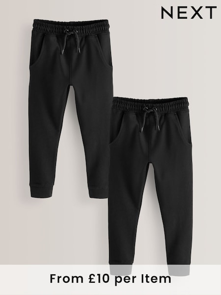 Schwarz - Skinny Fit Joggers 2 Pack (3-16yrs) (A83380) | 28 € - 37 €