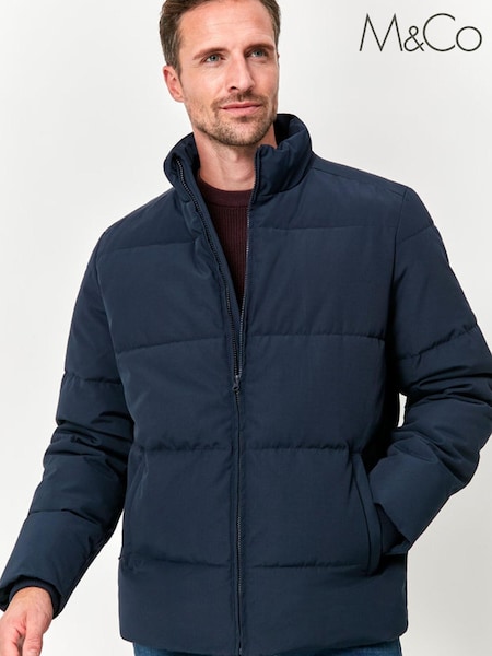 M&Co Blue Puffer Jacket (A83633) | €13