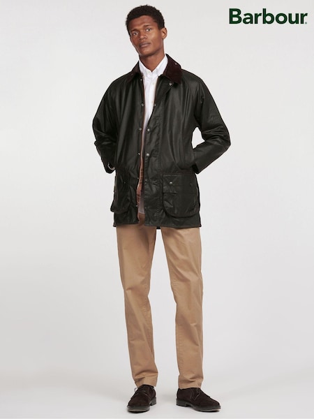 Barbour® Green Beaufort Wax Jacket (A84470) | ₪1,556