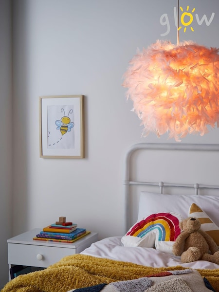 glow Pink Feather 40cm Shade (A84671) | €40