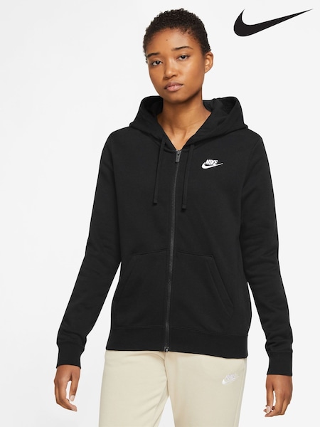 Черный - Nike Club Full Zip Hoodie (A84951) | €43