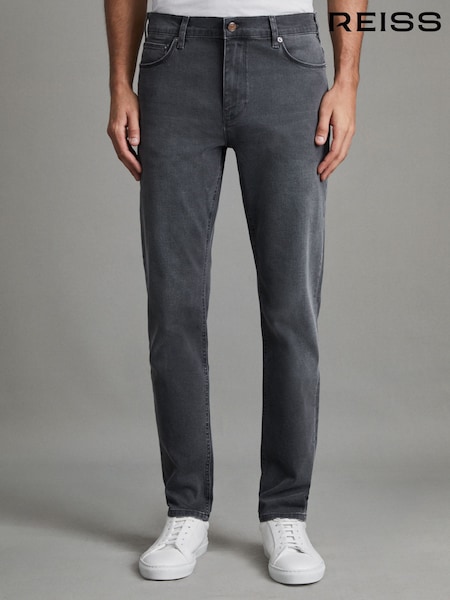 Reiss Robin Slim Fit Washed Jersey Jeans (A85323) | €154