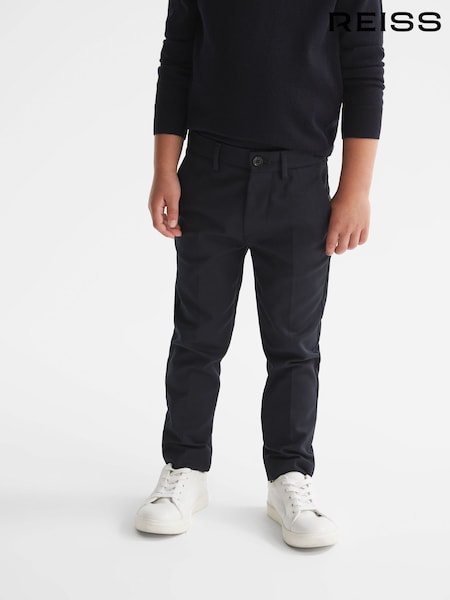 Marineblau - Reiss Eastbury Chinohose im Slim-Fit (A85336) | 55 €