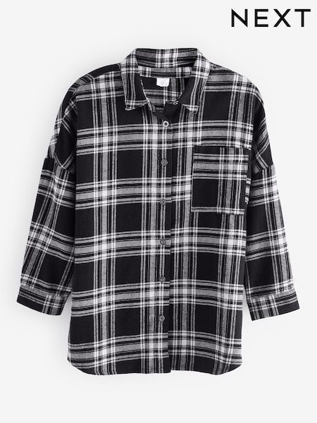 Black/White Check Oversized Shirt (3-16yrs) (A85751) | €9 - €12.50
