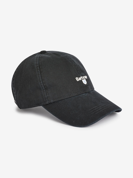 Barbour® Black Cascade Sports 100% Cotton Cap (A88309) | €43