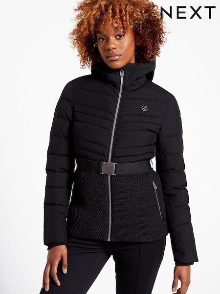 Black Dare 2b x Next Hit The Slopes Premium Belted Ski Jacket (A89131) | € 45