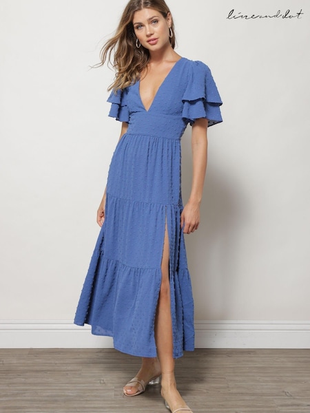 Line & Dot Blue Skylar Midi Dress (A89644) | 52 €